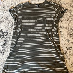 Striped T-Shirt Dress